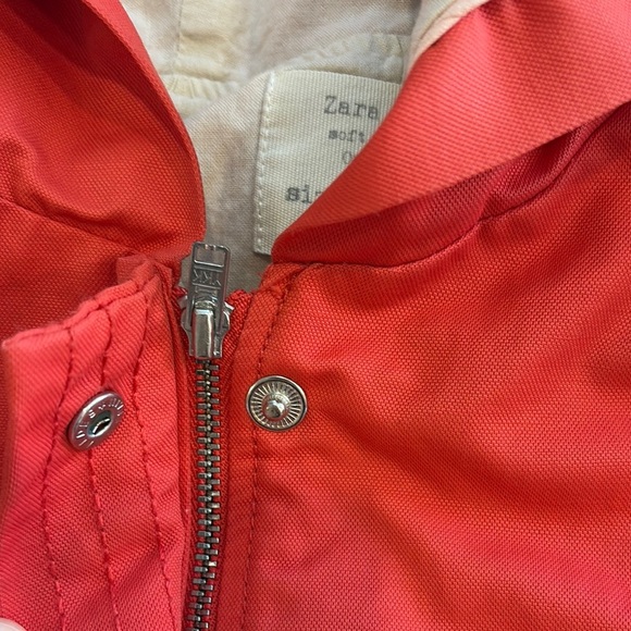 Zara Girls hooded fall Jacket size 9/10 - Picture 3 of 7
